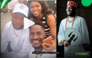 Davido Surprises Lagos Neighbors in Viral Video - Credit: davido, _justhemzy. SOurce; Instagram