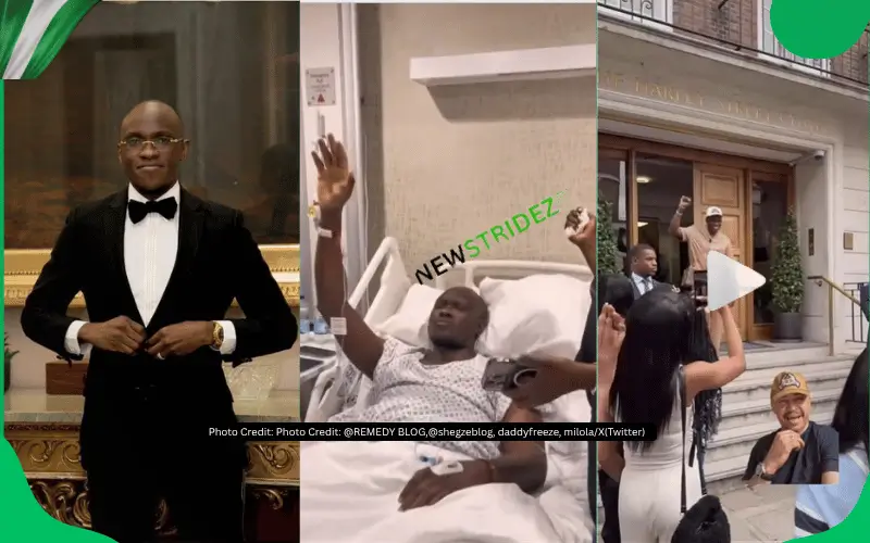 Massive Love: Pastor Tobi Returns Home After Cancer Surgery! Photo Credit: Photo Credit: @REMEDY BLOG,@shegzeblog, daddyfreeze, milola/X(Twitter)