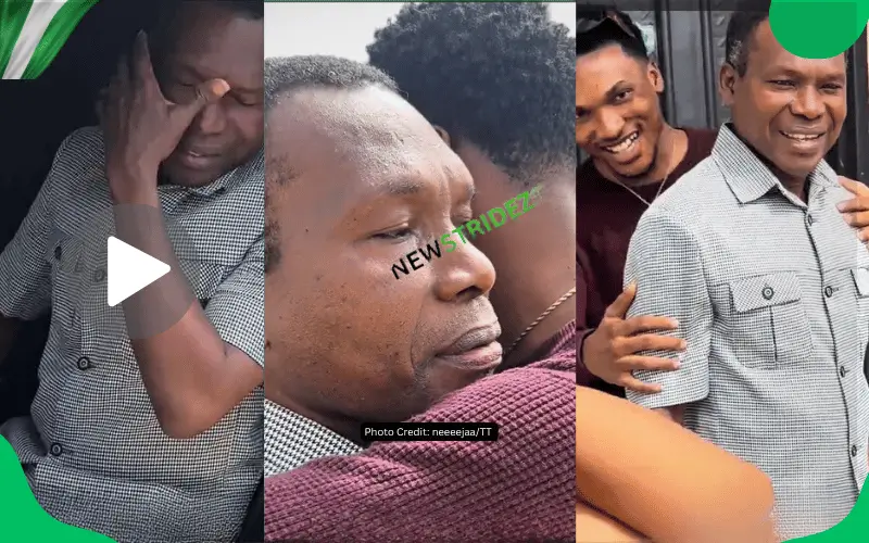 POV: I surprised my Dad with a car for his birthday – he burst into tears!. Photo Credit: neeeejaa/TikTok
