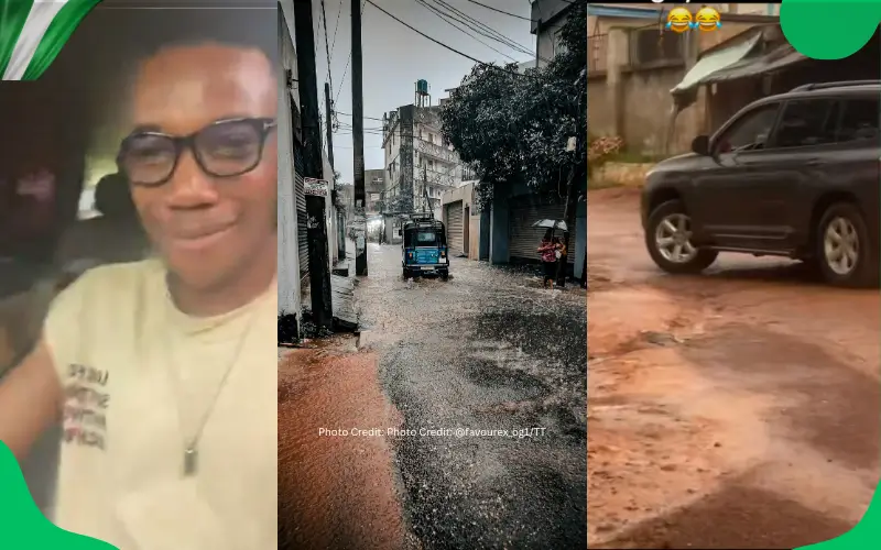 Dad Drives Past Me in the Rain—Buy a Car o! Photo Credit: @favourex_og1/TT