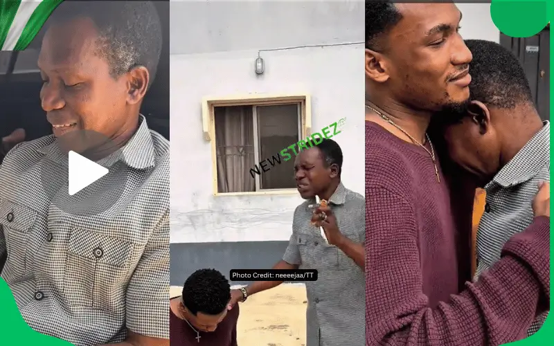 POV: I surprised my Dad with a car for his birthday – he burst into tears!. Photo Credit: neeeejaa/TikTok