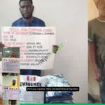 Deadly Mob Ambush: NDLEA Arrests 72‑Yr‑Old Grandma with Hard Drugs in Delta. Picture credits: NDLEA NIGERIA/X(Twitter)