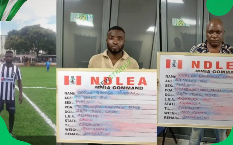 Deadly Mob Ambush: NDLEA Arrests 72‑Yr‑Old Grandma with Hard Drugs in Delta. Picture credits: NDLEA NIGERIA/X(Twitter)