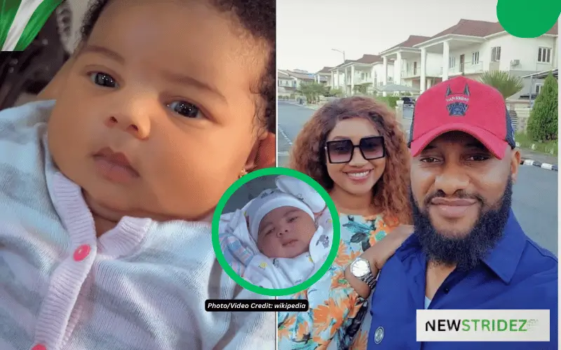 Yul Edochie Introduces Newborn Daughter 'Universe' to Fans. Photo Credit: Yul Edochie-Facebook and Instagran