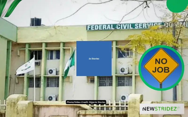 Over 450,000 Nigerians Scramble for Just 10,000 Federal Jobs. Photo Credit: Nigeria Stories/X(Twitter)