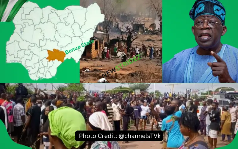 Benue Horror: President Speaks Up A Day Late, Nigerians Furious. Photo Credit: Channels TV