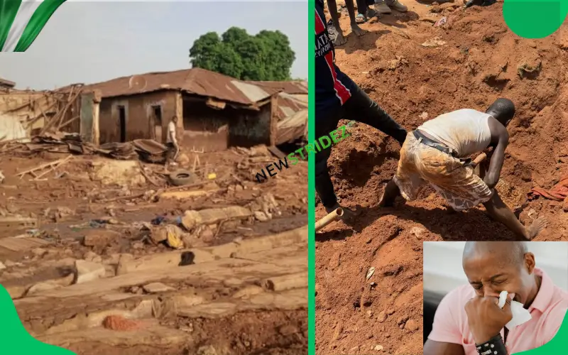 “I shouted their names as the flood swallowed my school” – Nigerian Islamic teacher in tears. Photo Credit: The Guardian Nigeria, Bashir Ahmad, OON/X(Twitter)