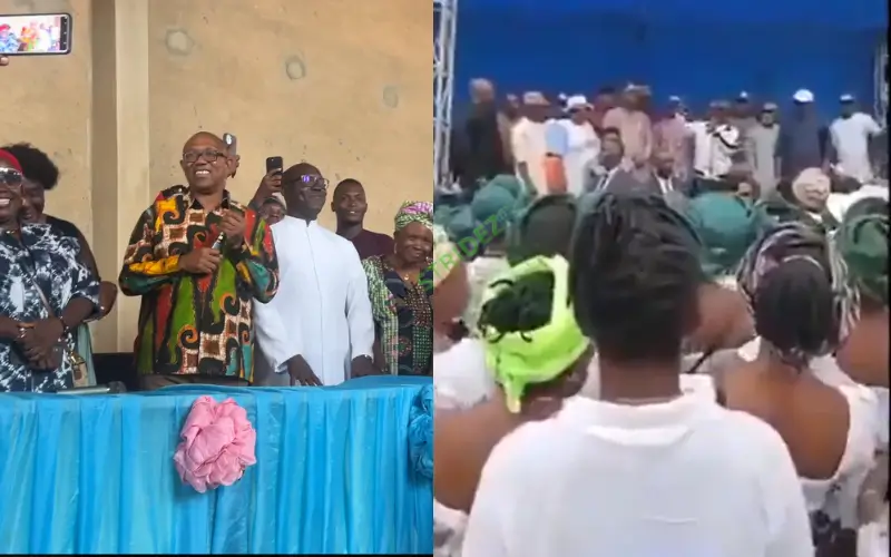 Okpebholo's Threat: Edo vs Obi — Nigeria News Trending Today. photo credit(s): Gods Own Child, PristineNewspaper/X(Twitter)