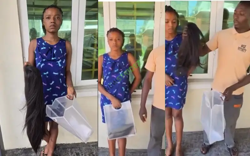 House Help Caught Stealing Wig with Guard’s Help – Viral X Video! Photo Credit: GistReel