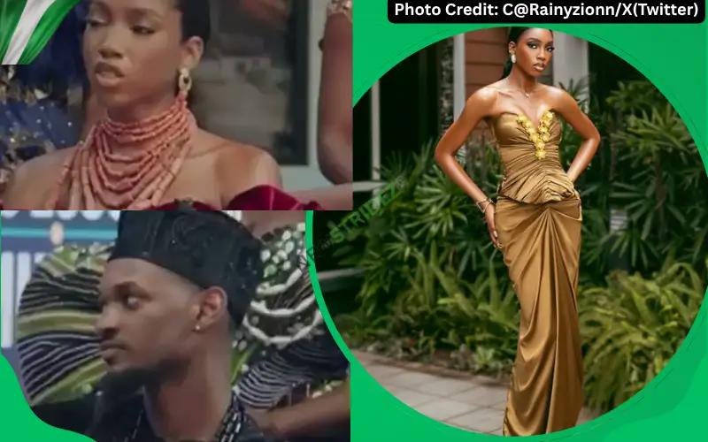 BBNaija Anita sets record straight on romance with Topher. Photo Credit: C@Rainyzionn/X(Twitter)