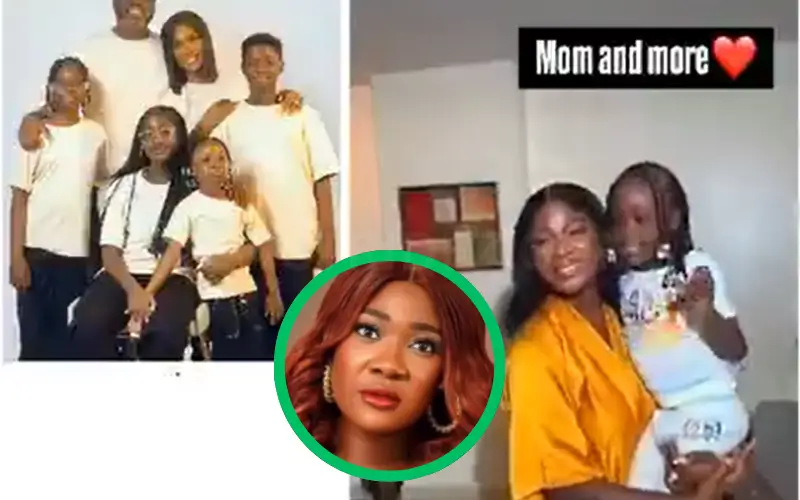 Mercy Johnson’s “I don shout tire” Post Wins Hearts