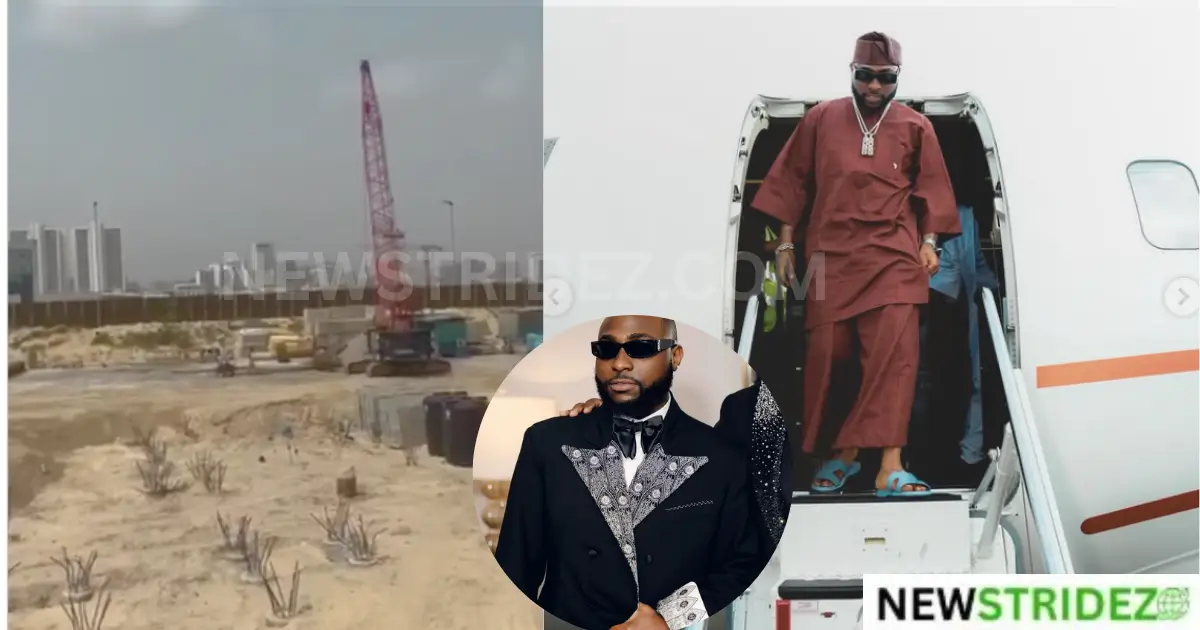 Davido Eko Atlantic Land Goes Viral “Underground Na Water” Creidt: @davido Source: Instagram