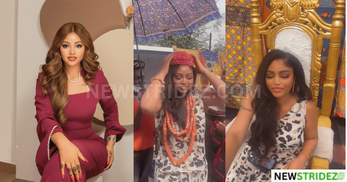 Regina Daniels Royal Welcome Trends After London- credit @reginal daniels source Instagram