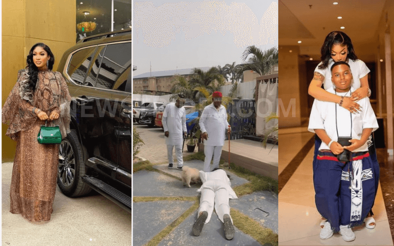 Tonto Dikeh’s Emotional Welcome Wins Hearts (1)