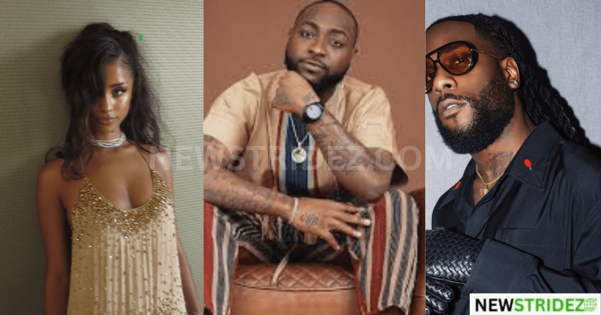 Tyla Wins International Award Over Davido, Burna Boy-Credit: Tyla/Davido/burnaboygram, source: Instagram
