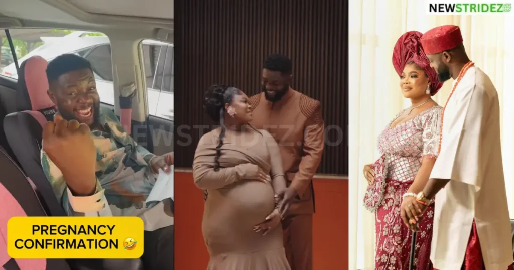 Ruby Ojiakor Pregnancy: Husband’s Priceless Reaction(Video)