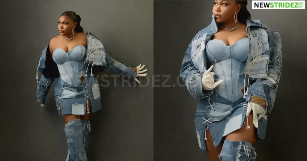 Ruth Kadiri Birthday: Actress Rocks Denim Look-Credit: ruthkadiri Source: Instagram