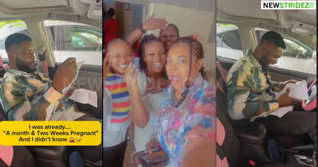Ruby Ojiakor Pregnancy: Husband’s Priceless Reaction(Video)-Credit: ruby_ojiakor Source: Instagram