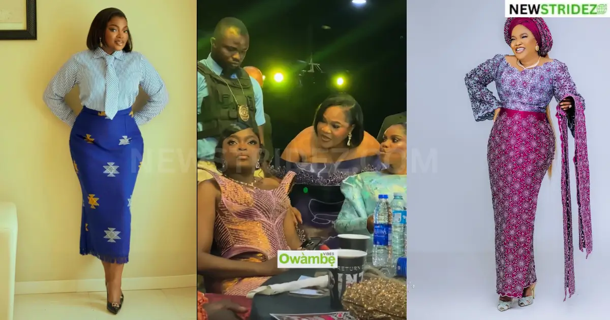 Funke Akindele Snubs Toyin Abraham at Premiere-Credit: toyin_abraham, funkejenifaakindele SOurce: Instagram