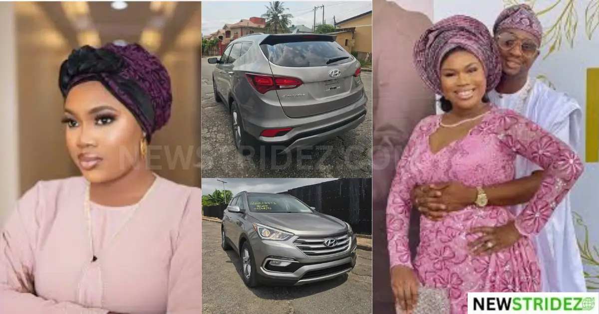 “NA ME BUY AM” — Actress Debbie Shokoya reacts after blogs claim husband bought her new car-Credit: debbie_shokoya source: Instagram