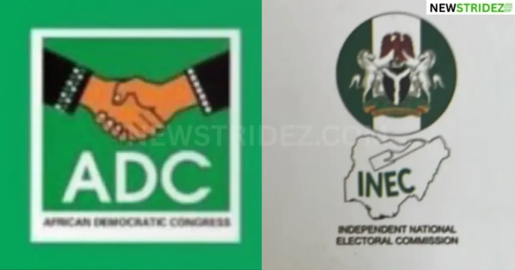 INEC ADC Crisis Sparks Resignation Call-Credit: ADC & INEC logos