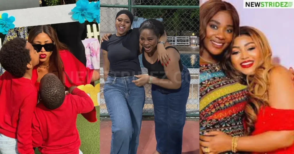“We’re So Amazing” – Regina Daniels Celebrates Herself, Her Mother And Mercy Johnson On Mother’s Day
