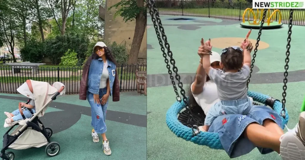 Toke Makinwa Melts Hearts With Lovely Photos of Herself and Daughter in London-Photo credit: tokemakinwa(Instagram)