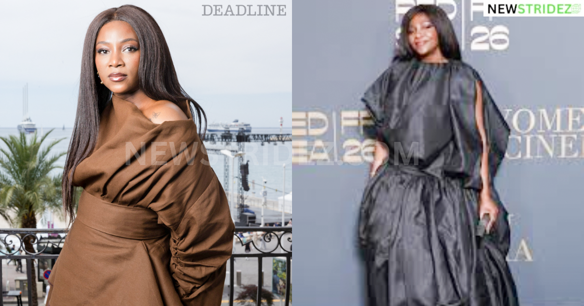 “She looks pregnant” — Genevieve Nnaji sparks reactions with black outfit at Cannes-Credit: Genevieve Nnaji(Instagram)