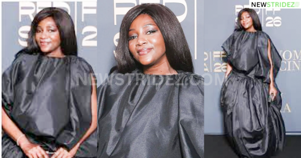 “She looks pregnant” — Genevieve Nnaji sparks reactions with black outfit at Cannes-Credit: Genevieve Nnaji(Instagram)