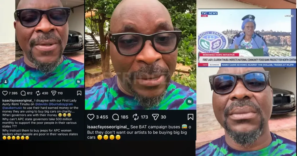 Isaac Fayose Slams Remi Tinubu Over Davido Charity Plea