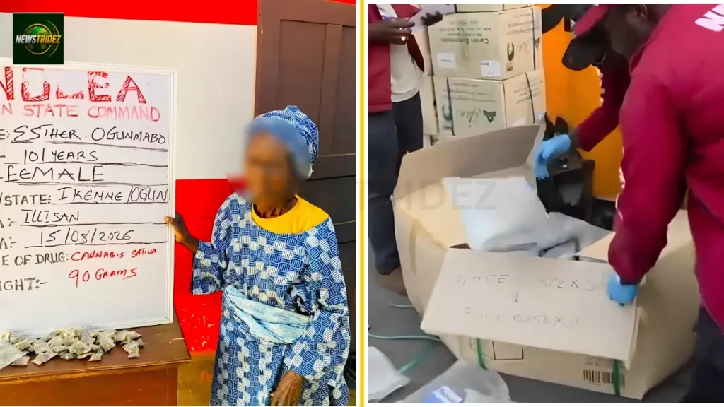 NDLEA Arrests 101-Year-Old, Finds Cocaine Hidden In Fufu