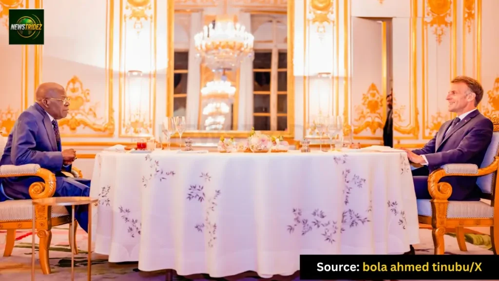 Macron Hosts Tinubu For Private Dinner At Élysée Palace