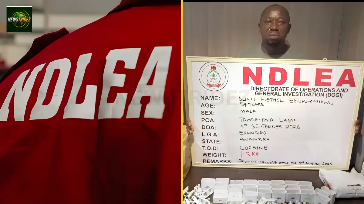 NDLEA Arrests Convicted Trafficker Behind Cocaine Shipments To Saudi Arabia