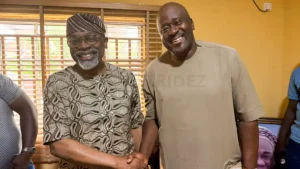 Desmond Elliot Kneels To Beg Forgiveness From Gbajabiamila
