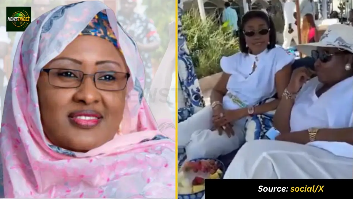 Aisha Buhari Appears At Luxury Boat Party In Spain